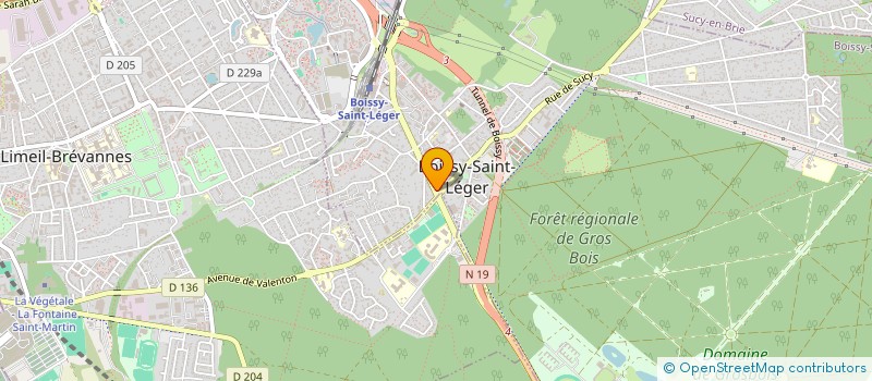 localisation de l'entreprise BSL IMMOBILIER à BOISSY-SAINT-LEGER