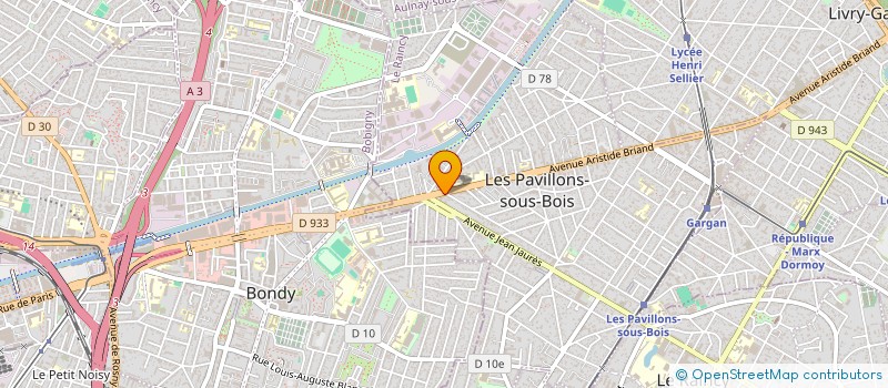 localisation de l'entreprise BSL TRANSPORT à LES PAVILLONS-SOUS-BOIS
