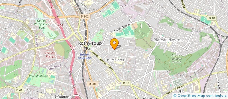 localisation de l'entreprise BSLAVAGE à ROSNY-SOUS-BOIS
