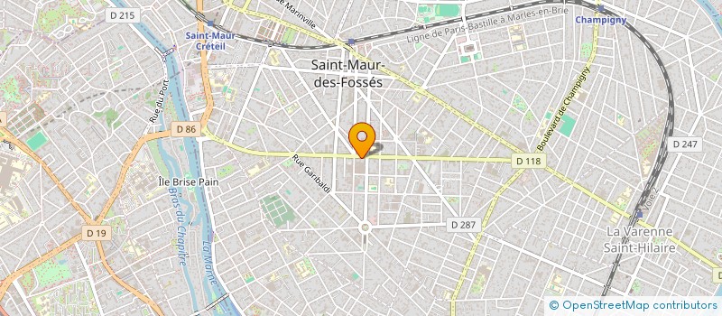 localisation de l'entreprise BSM 10 à SAINT-MAUR-DES-FOSSES