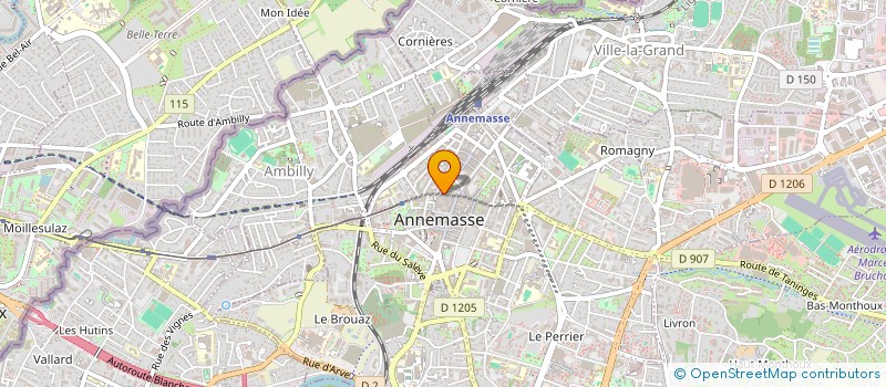 localisation de l'entreprise BSM 3  ANNEMASSE