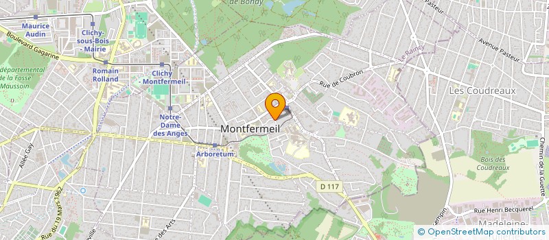 localisation de l'entreprise BSM à MONTFERMEIL