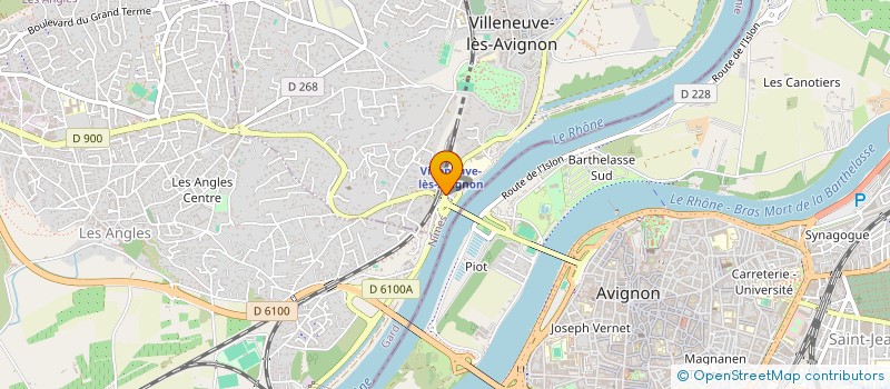localisation de l'entreprise BSM  VILLENEUVE-LES-AVIGNON