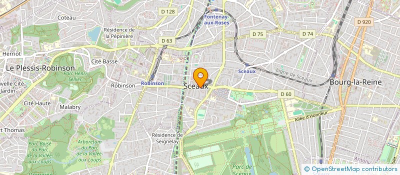 localisation de l'entreprise BSM à SCEAUX