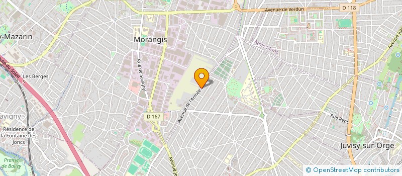 localisation de l'entreprise BSM DRIVE à MORANGIS