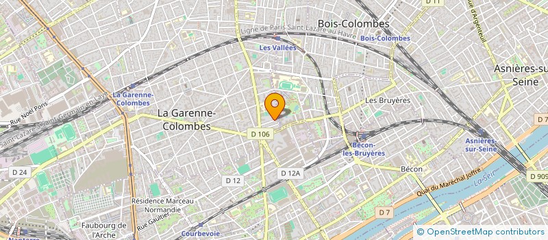 localisation de l'entreprise BSM EXPRESS à LA GARENNE-COLOMBES