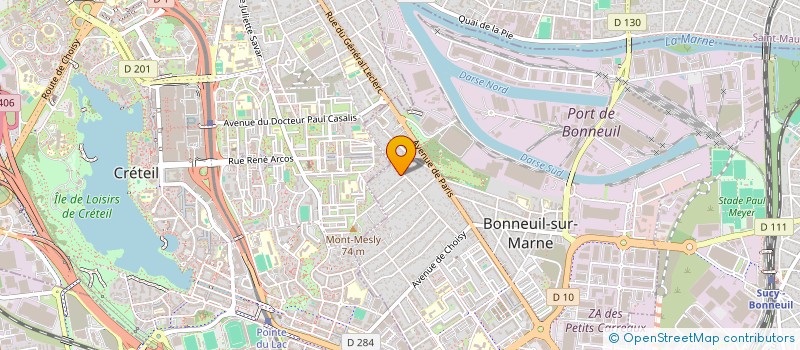 localisation de l'entreprise BSM IMMOBILIER à BONNEUIL-SUR-MARNE