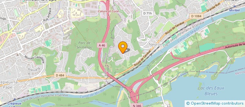 localisation de l'entreprise BSM INVEST  NEYRON