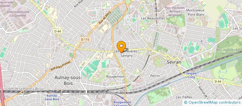 localisation de l'entreprise BSM PRESTATIONS  SEVRAN
