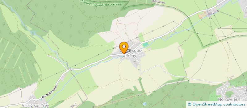 localisation de l'entreprise BSM PRODUCTION  VILLERS-SOUS-PRENY