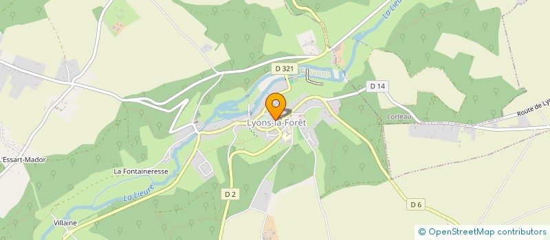 localisation de l'entreprise BSM RESTAURATION  LYONS-LA-FORET