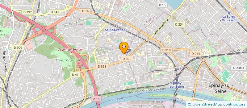 localisation de l'entreprise BSM TRANSPORT  ARGENTEUIL