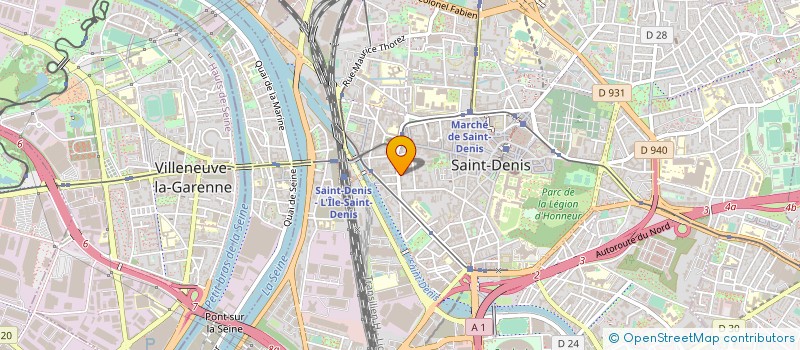 localisation de l'entreprise BSMC, COMMISSAIRES DE JUSTICE ASSOCIES  SAINT-DENIS