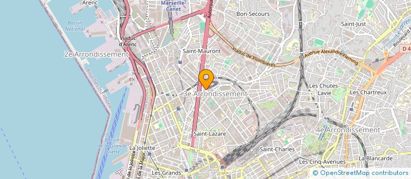 localisation de l'entreprise BSML AUTO  MARSEILLE