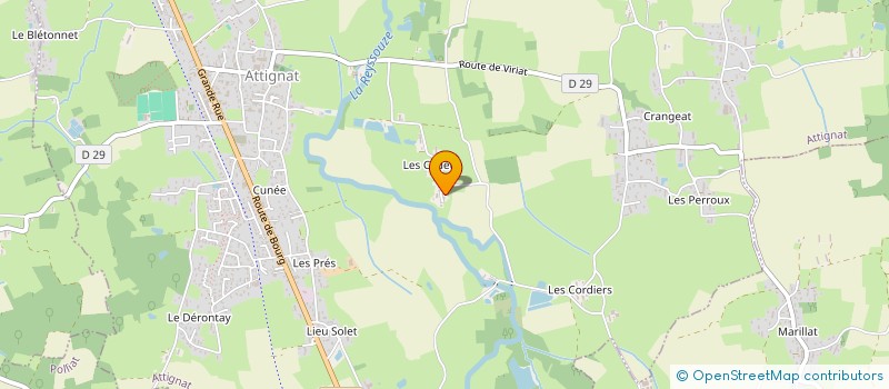 localisation de l'entreprise BSMO  ATTIGNAT