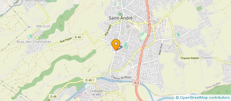 localisation de l'entreprise BSMR à SAINT-ANDRE
