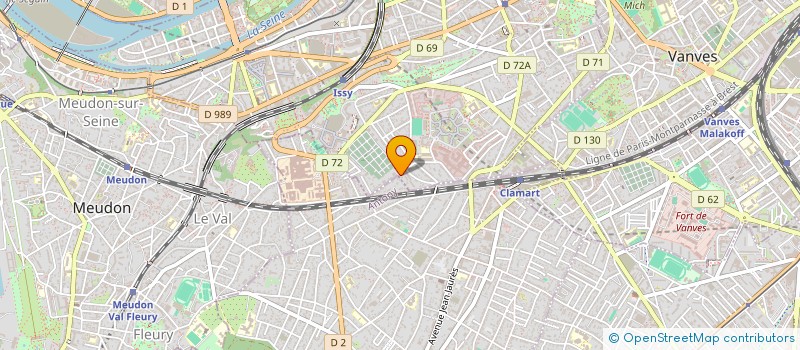 localisation de l'entreprise BSN 721  ISSY-LES-MOULINEAUX