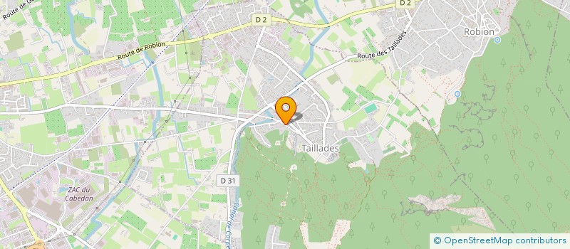 localisation de l'entreprise BSN  TAILLADES