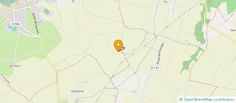 localisation de l'entreprise BSN  CHANTELLE