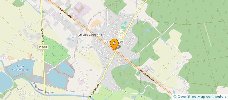 localisation de l'entreprise BSN AUTOMOBILES à LES BORDES