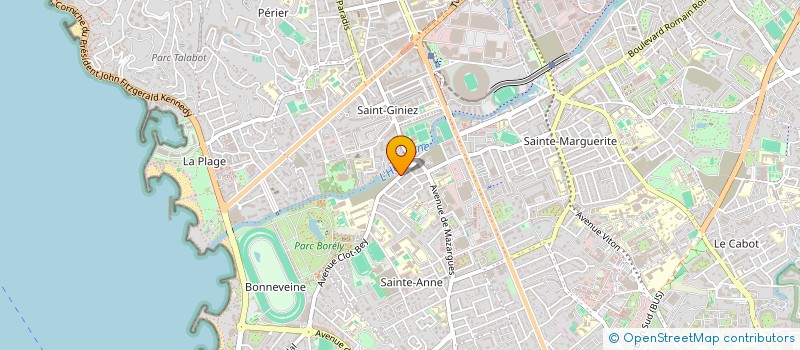 localisation de l'entreprise BSN AUTOMOBILES  MARSEILLE