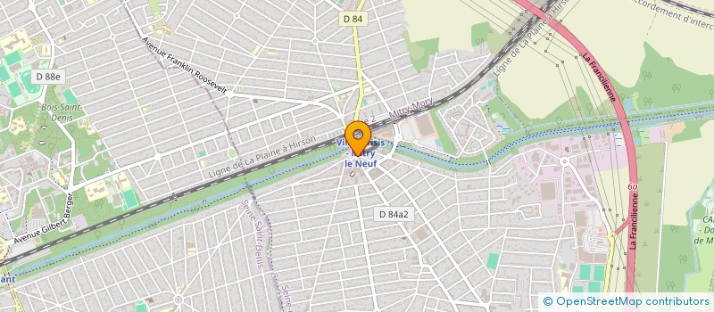 localisation de l'entreprise BSN FOOD  VILLEPARISIS