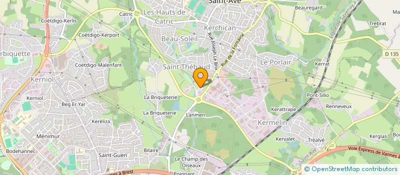 localisation de l'entreprise BSN HABITAT  PLESCOP