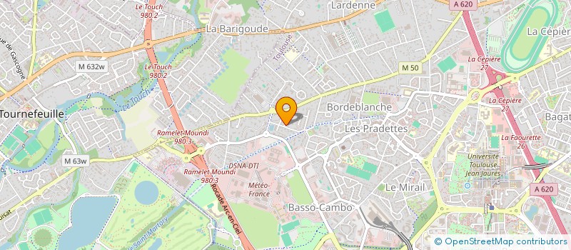 localisation de l'entreprise BSNET à TOULOUSE