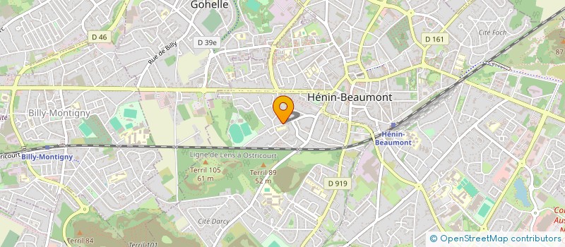 localisation de l'entreprise BSO à HENIN BEAUMONT