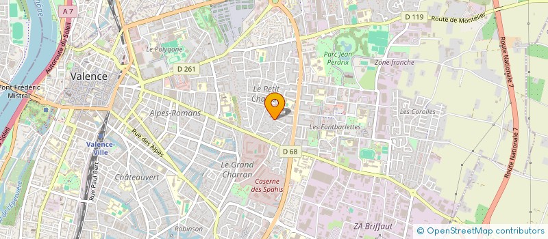 localisation de l'entreprise BSO  VALENCE