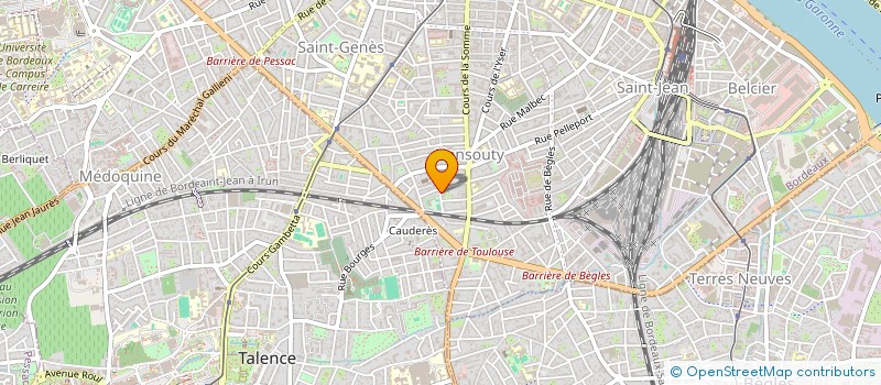 localisation de l'entreprise BSO  BORDEAUX