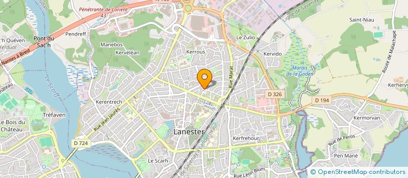 localisation de l'entreprise BSO  LANESTER