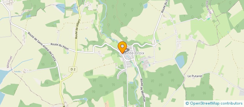 localisation de l'entreprise BSO DIFFUSION à SAINTE-CROIX