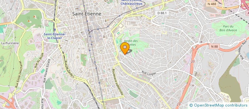 localisation de l'entreprise BSOE à SAINT-ETIENNE
