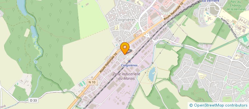 localisation de l'entreprise BSOP à COIGNIERES