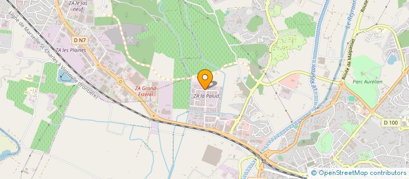 localisation de l'entreprise BSP 83600 à FREJUS