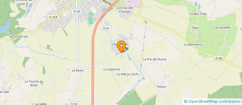 localisation de l'entreprise BSP à PLELAN-LE-GRAND