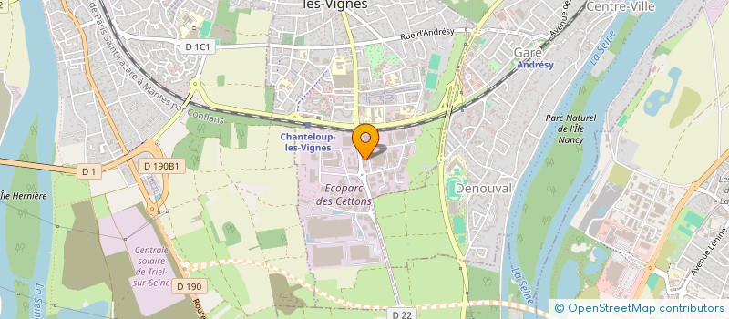 localisation de l'entreprise BSP  CHANTELOUP-LES-VIGNES