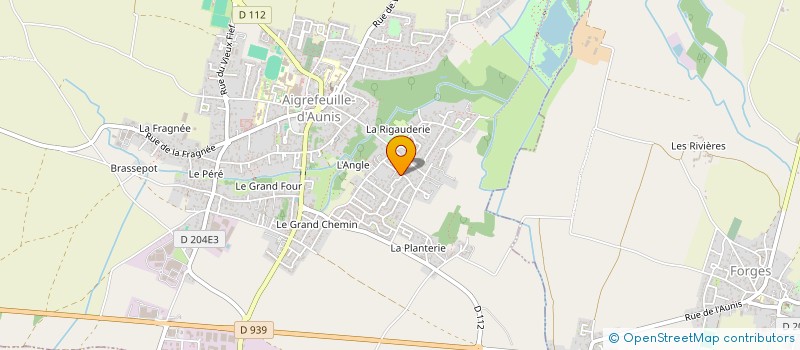 localisation de l'entreprise BSP  AIGREFEUILLE-D'AUNIS