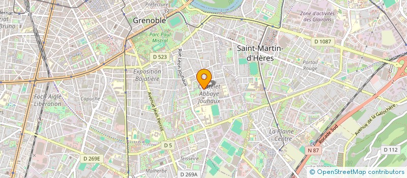 localisation de l'entreprise BSP ABBAYE à GRENOBLE
