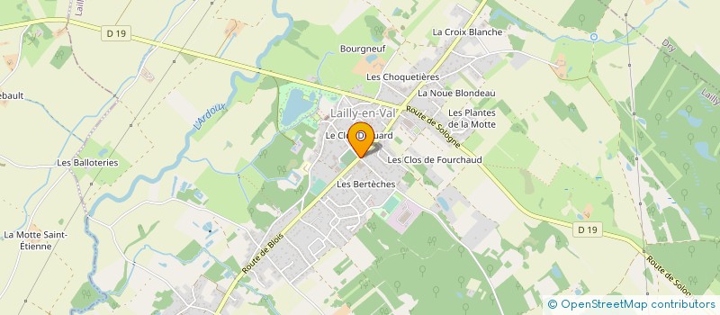 localisation de l'entreprise BSP ALU à LAILLY-EN-VAL