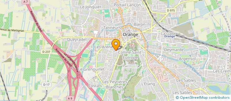 localisation de l'entreprise BSP BATIMENT à AVIGNON