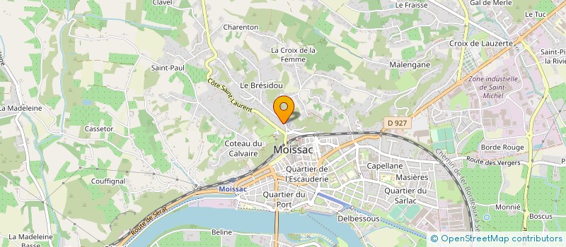 localisation de l'entreprise BSP INDUSTRY  MOISSAC