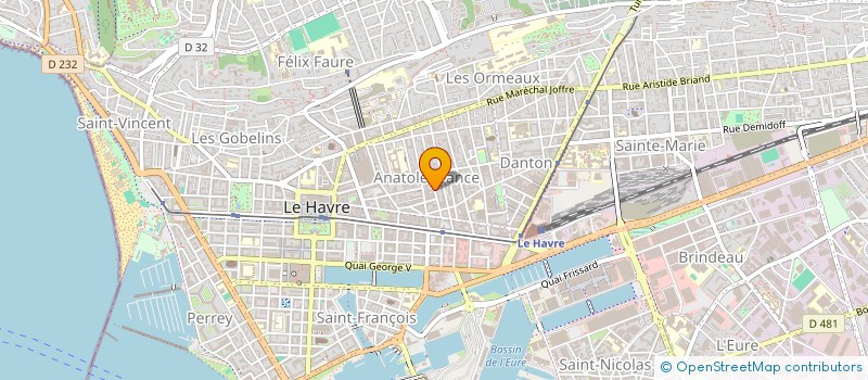localisation de l'entreprise BSP MONTAGE à LE HAVRE