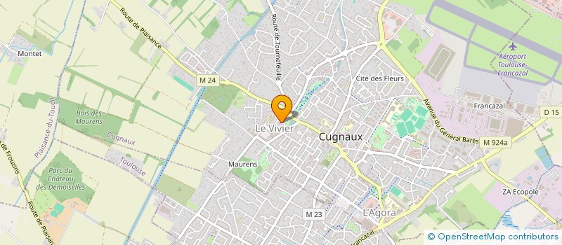 localisation de l'entreprise BSP SECURITE à CUGNAUX