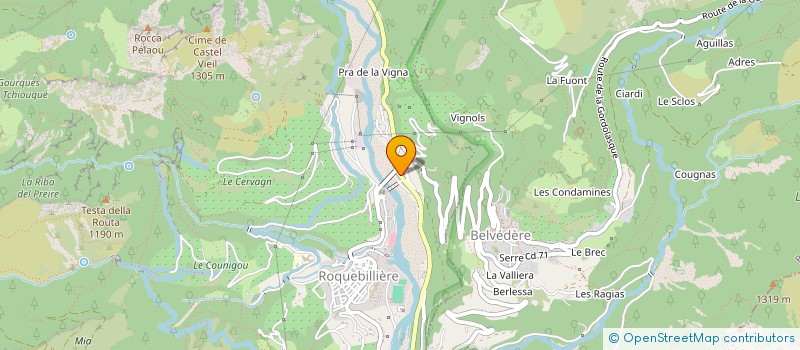 localisation de l'entreprise BSPC  ROQUEBILLIERE