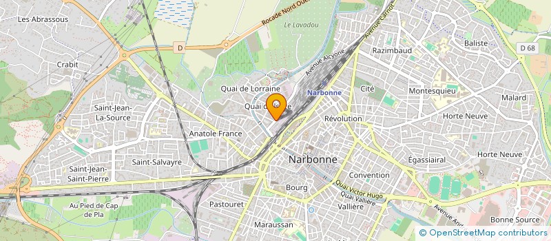 localisation de l'entreprise BSPC  NARBONNE