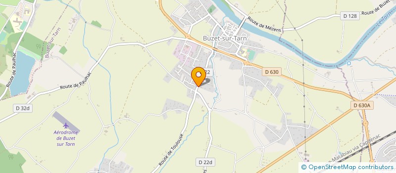 localisation de l'entreprise BSPL & ASSOCIES II  BUZET-SUR-TARN