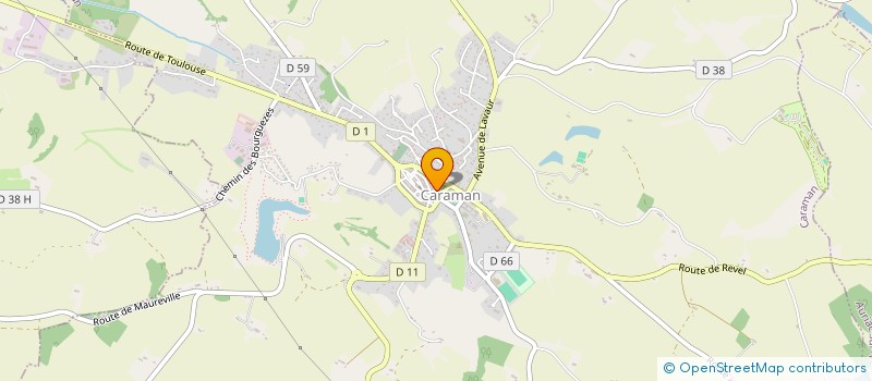 localisation de l'entreprise BSPL LAURAGAIS à CARAMAN