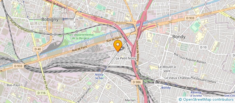 localisation de l'entreprise BSPP SARL à NOISY-LE-SEC